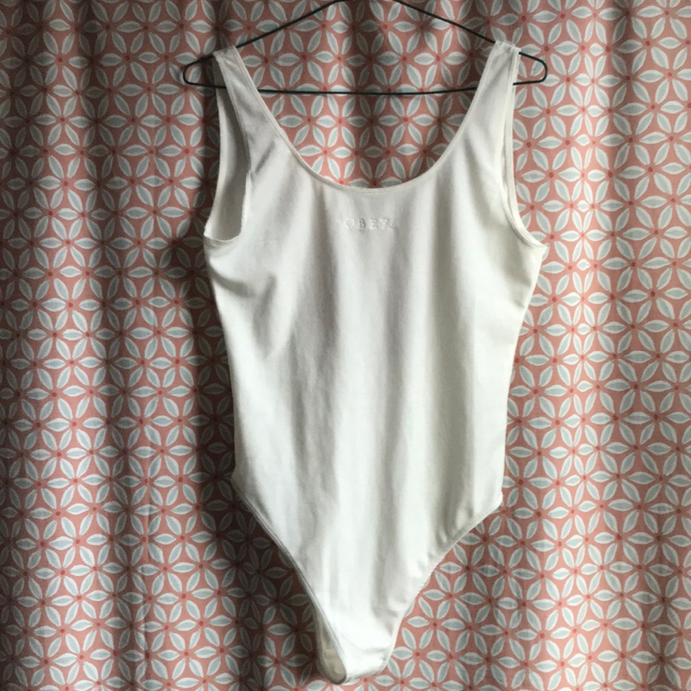 OBEY velvet bodysuit